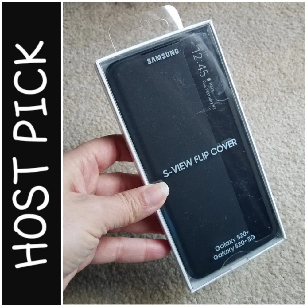 Samsung Galaxy S20+ S-View Flip Cover Phone Case NWT